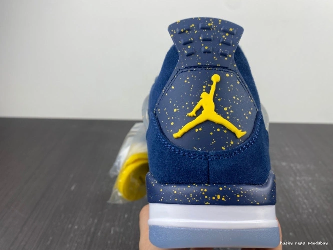 Rep Husky Retro Air 4 Jordan AJ4-1036660 Michigan (PE) 0713